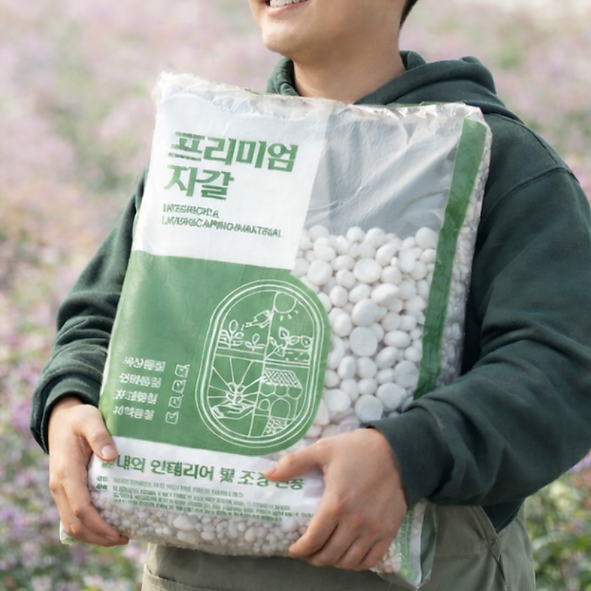 봄찬가드닝 자갈 정원 카페 인테리어 돌멩이 19.9kg 화이트 11,690원