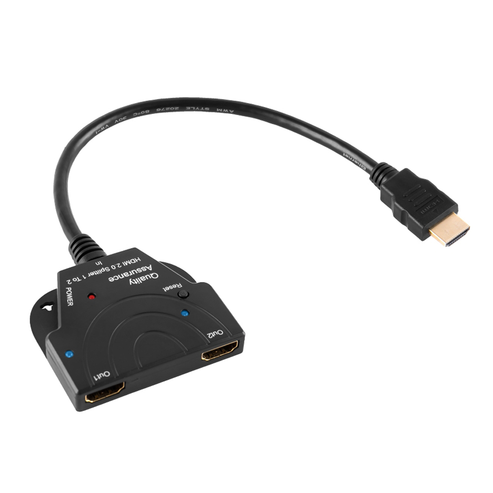 퀄리티어슈런스 HDMI 2.0 4K 60HZ 모니터 분배기 Q4K60HZUHD 17,590원