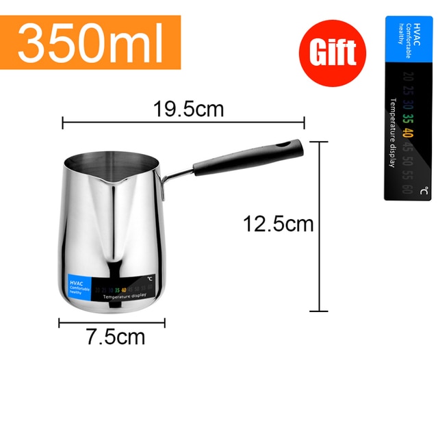 스팀피쳐 밀크저그 150-1000ml 스테인레스 스틸 우유 주전자 frothing 투수 라떼 에스프레소 커피 주전자 바리 스타 공예 카푸치노 우유 frother 크림 컵 25,900원