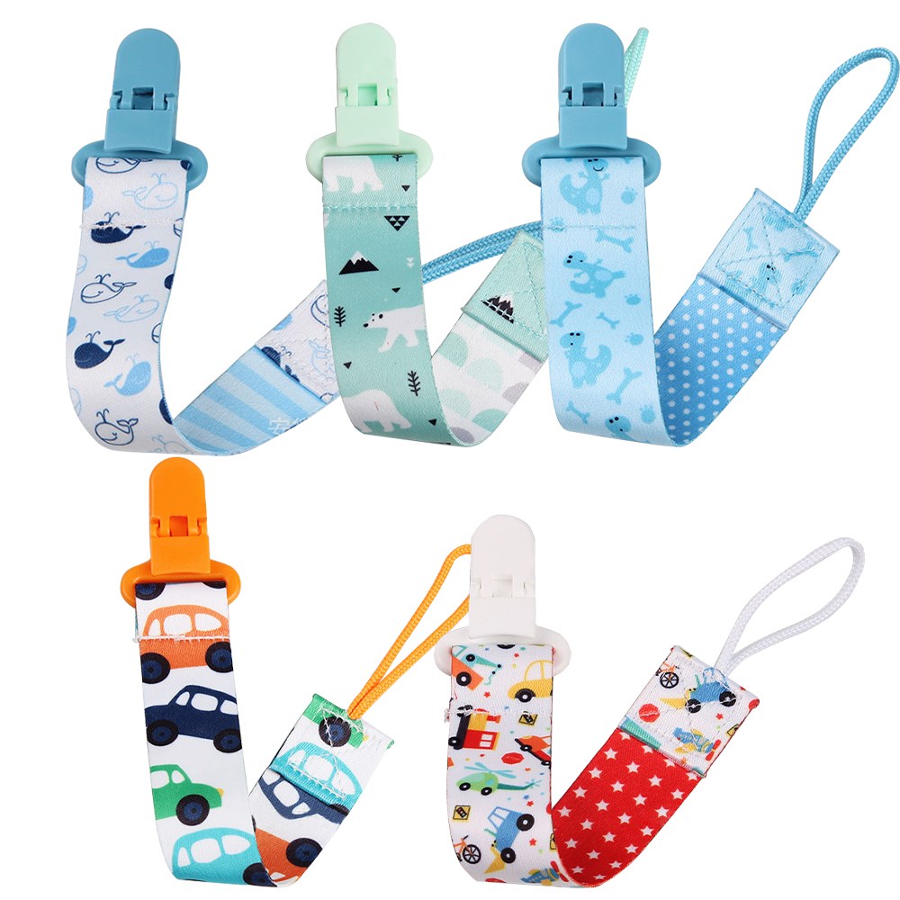 BUZOO 젖꼭지 걸이끈 장난감 집게 걸이끈, 5개, 스타일B 12,800원