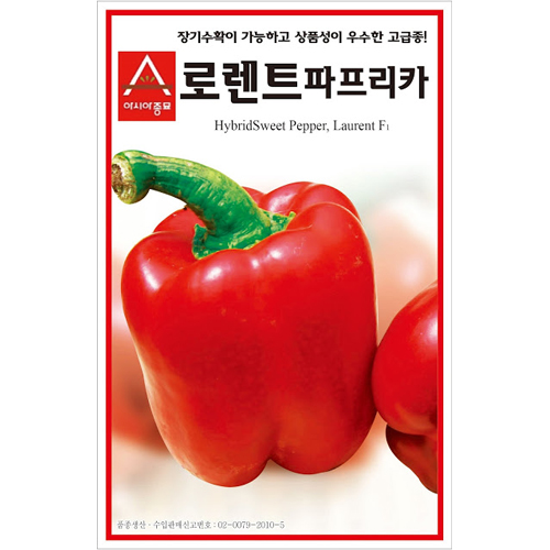 아시아종묘 씨앗 파프리카 로렌트 100립, 1개 40,000원