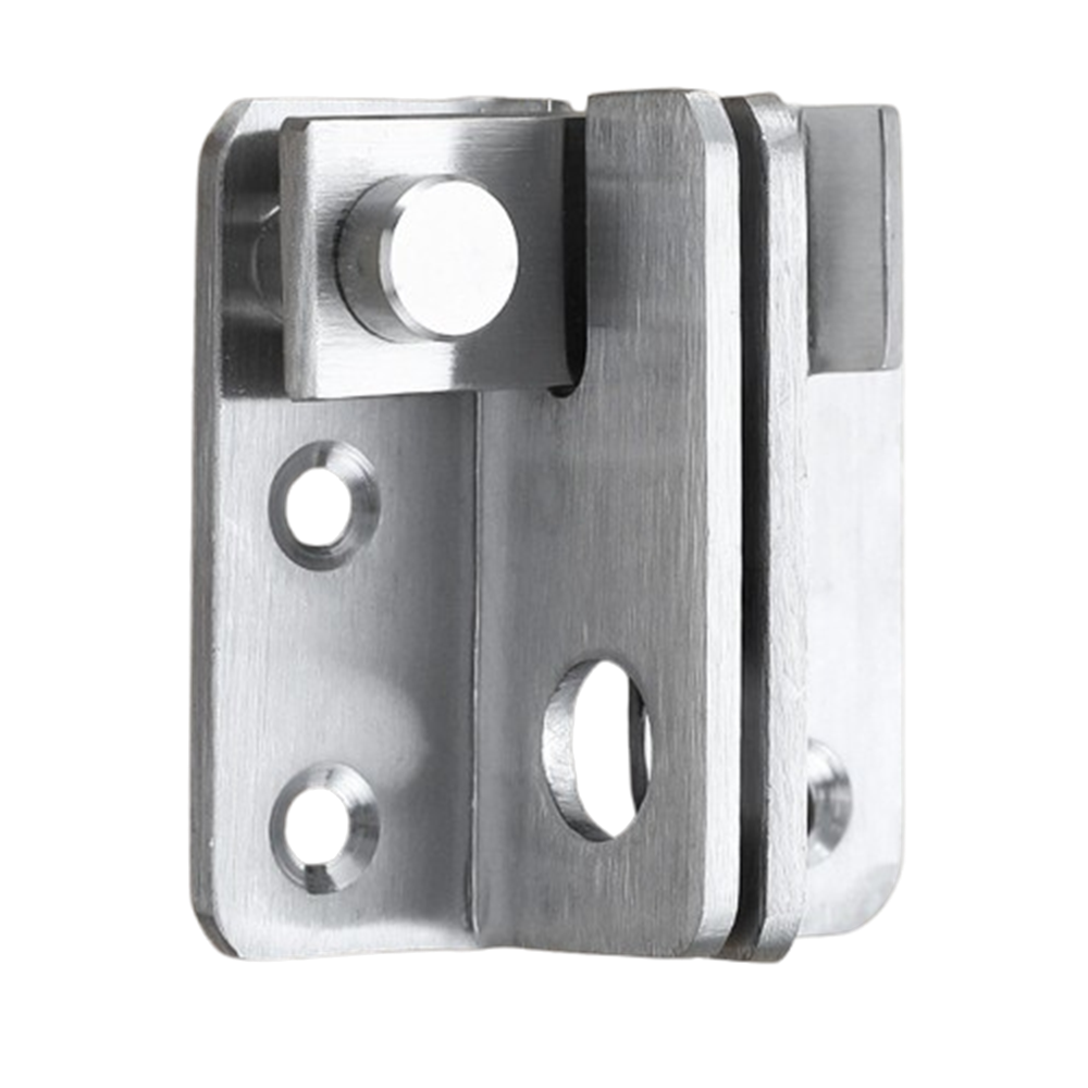 디와이툴즈 스테인리스 도어 걸쇠 브라켓 잠금형 힌지 고정 래치 가구 문 부속, 실버, 1개 6,100원
