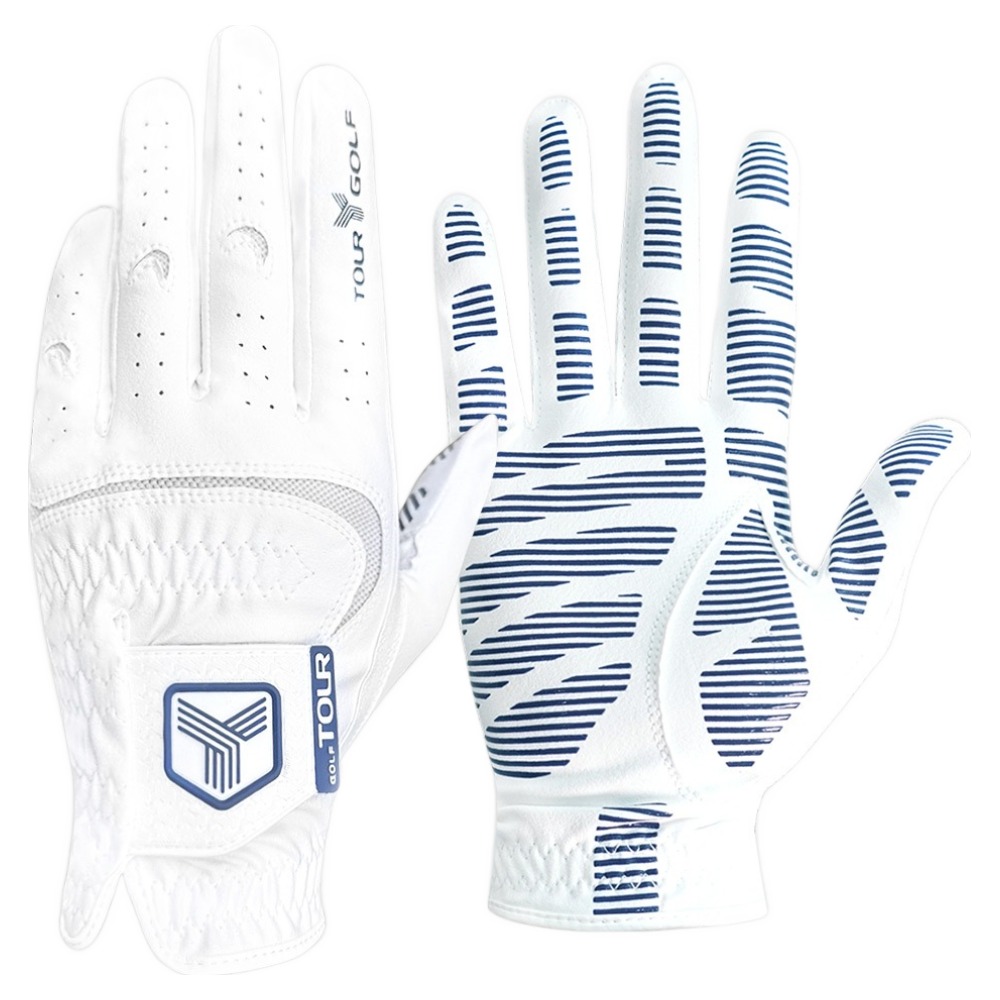 투어골프 남성용 파워그립 화이트 골프장갑 양손착용 세트 TGM-10 15,400원