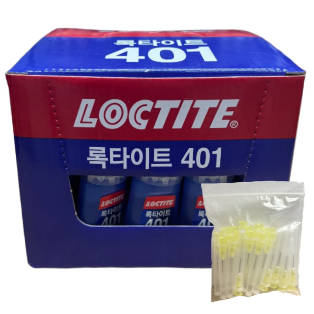 세트상품 록타이트 순간접착제 401 20g + 미세노즐(안전캡) 1BOX(25세트입) 99,000원