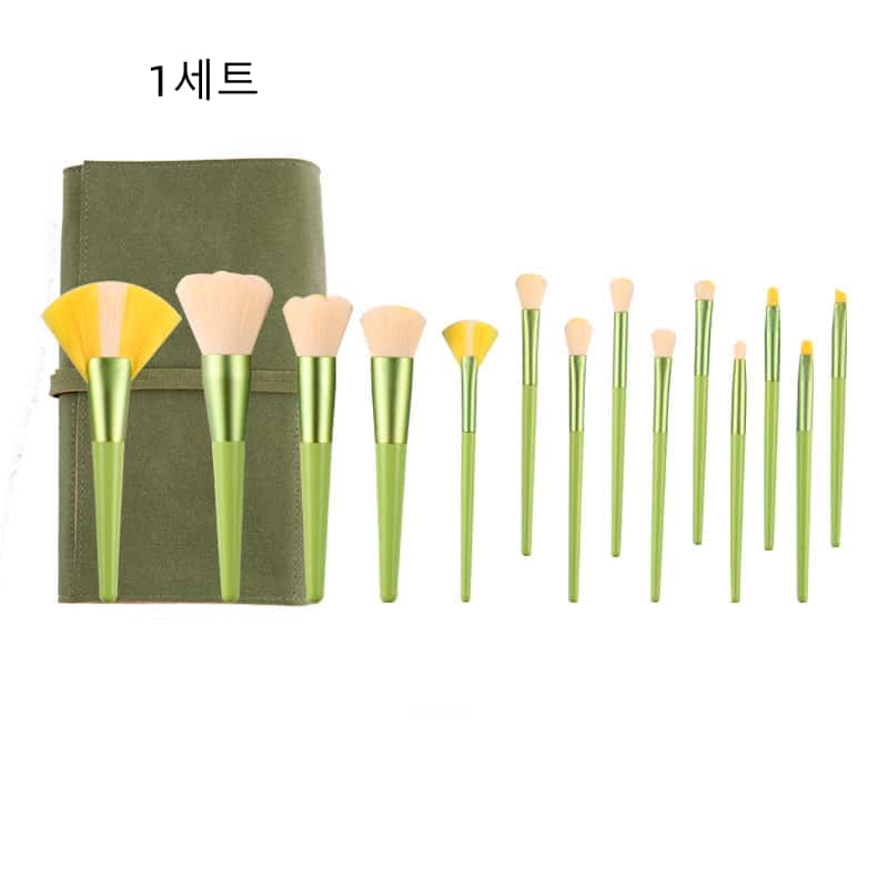 Pinno 꽃 메이크업 브러시 12카운트 팩 세트 41,610원