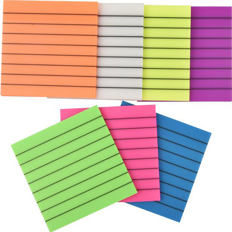 무라데스크 투명 방수 컬러 라인 포스트잇 50p x 7종 세트, 오렌지 + 화이트 + 옐로우 + 퍼플 + 그린 + 핑크 + 블루, 1세트 13,500원