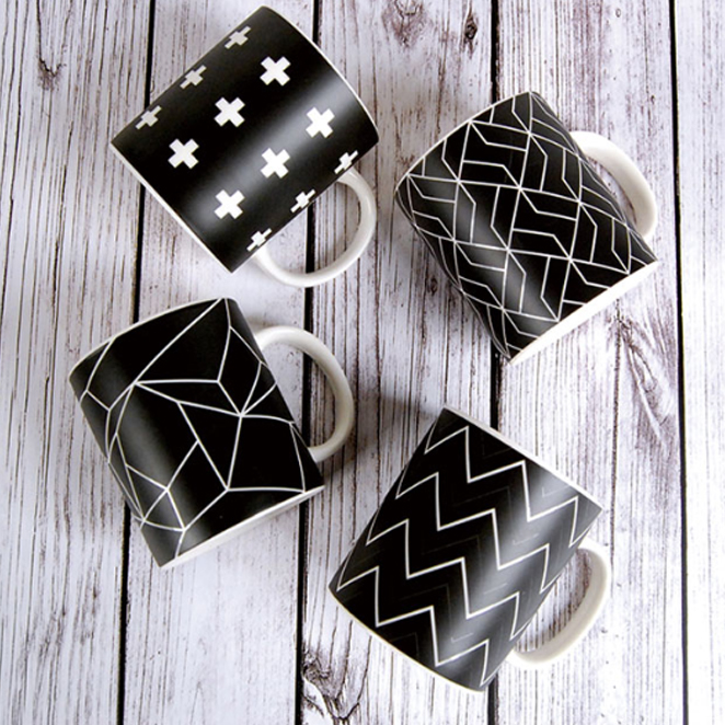 벨루즈까사 국산 노르딕 패턴머그 330ml x 4종 세트 25,200원