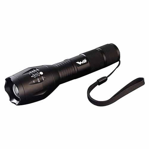 위드 LED 자전거 강력줌 라이트 손전등 T2300, 블랙, 1개 7,250원