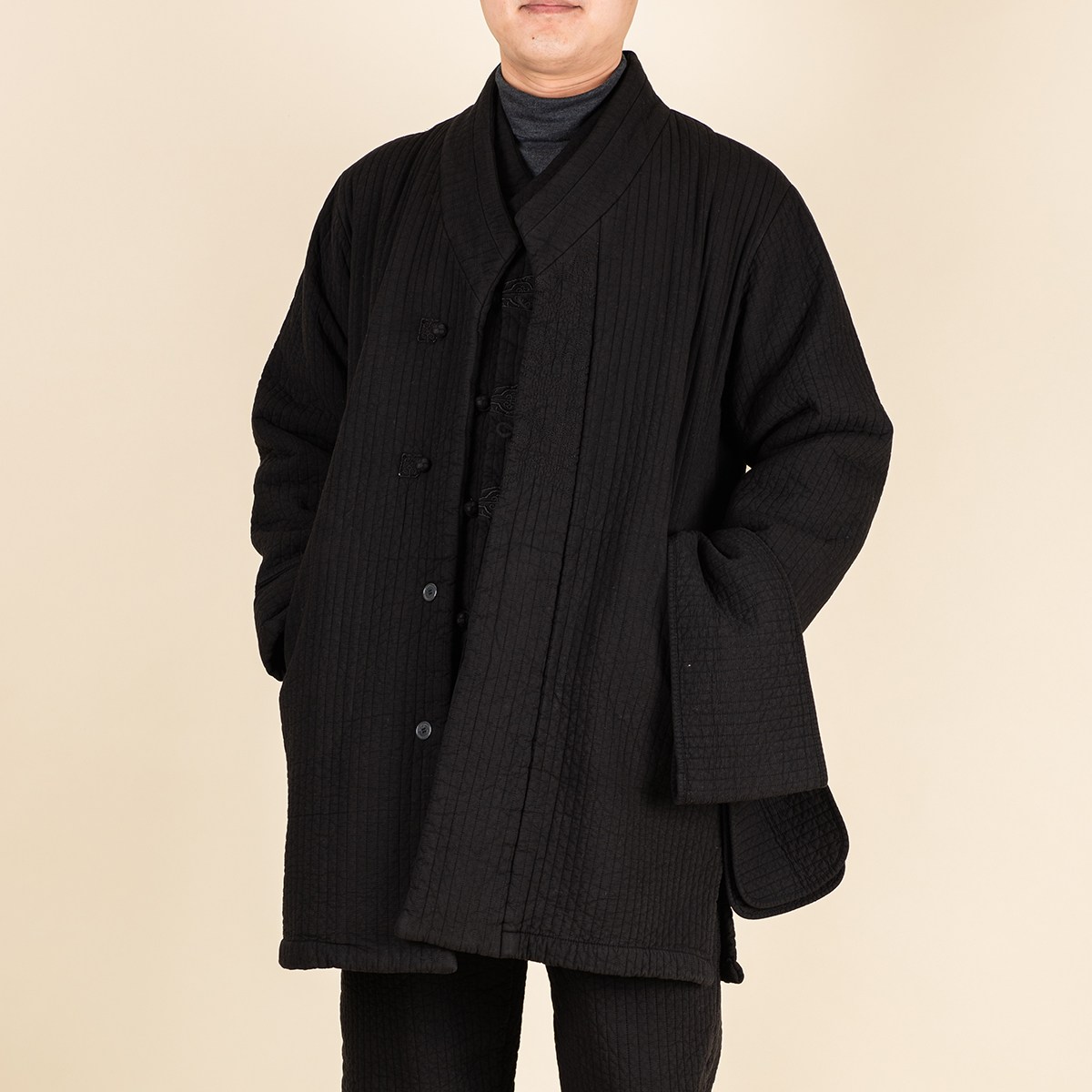 다오네우리옷 남자-후염 기모 누빔 두루마기 생활한복(개량한복) 96,000원