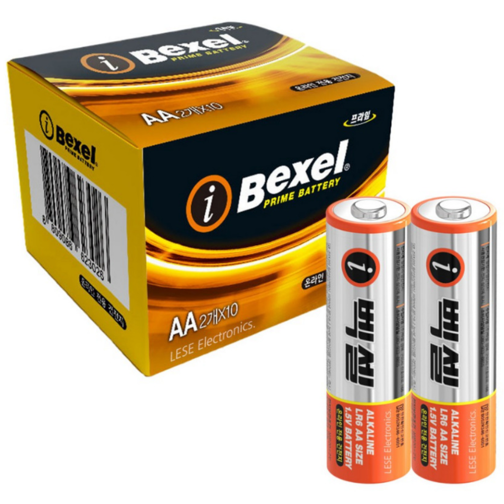 벡셀 정품 AA 건전지 1.5V 1입 낱개 한알 알카라인 배터리, 1개 290원