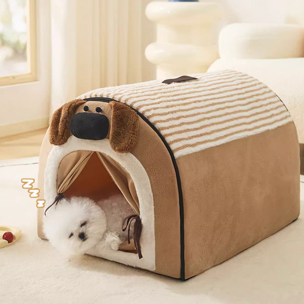 코팅블루 따뜻하고 포근한 극세사 펫하우스+쿠션 세트, 1개, 브라운 허쉬 37,340원