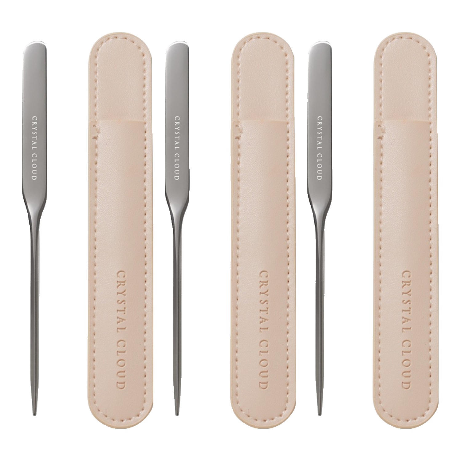 크리스탈클라우드 메이크업 스파츌라, 실버, 3개 26,730원