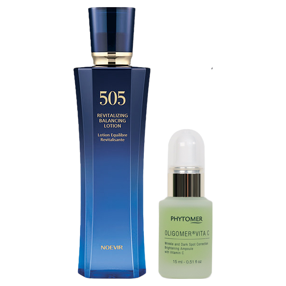 노에비아 505 하이드레이팅 밸런싱 로션 150ml + 피토메르 비타C 15ml 180,500원
