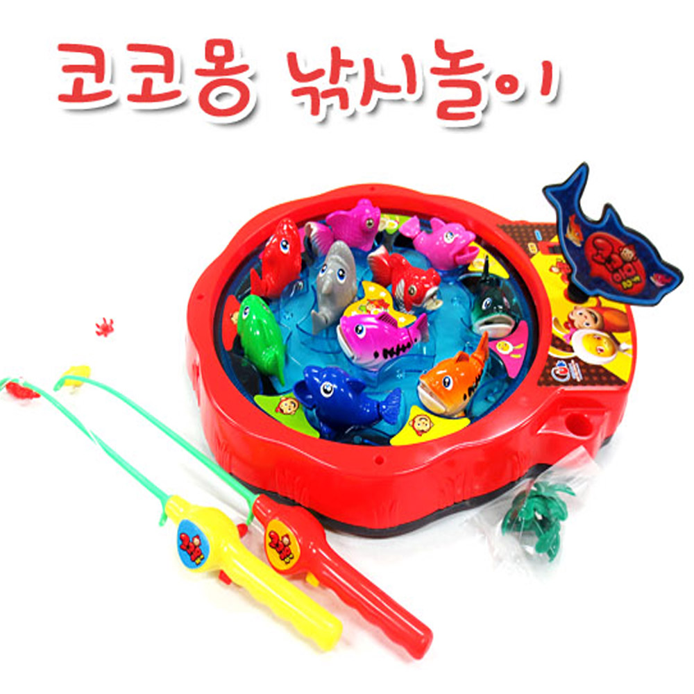 신비한 바닷속 자석 낚시놀이 장난감 유아 아기 물고기장난감, 1개 22,500원