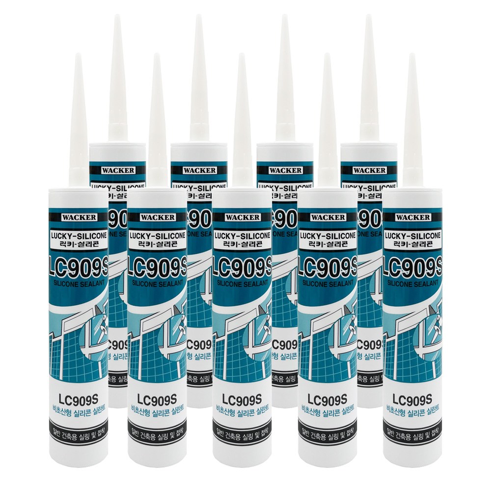 럭키 무초산실리콘 비초산 다목적 실리콘 LC909S (금색) 18,800원