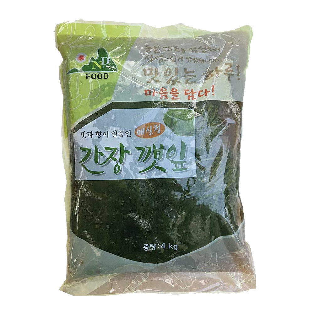남동 매실 간장깻잎4kg 깻잎장아찌 깻잎절임 업소용, 1개, 4kg 19,790원