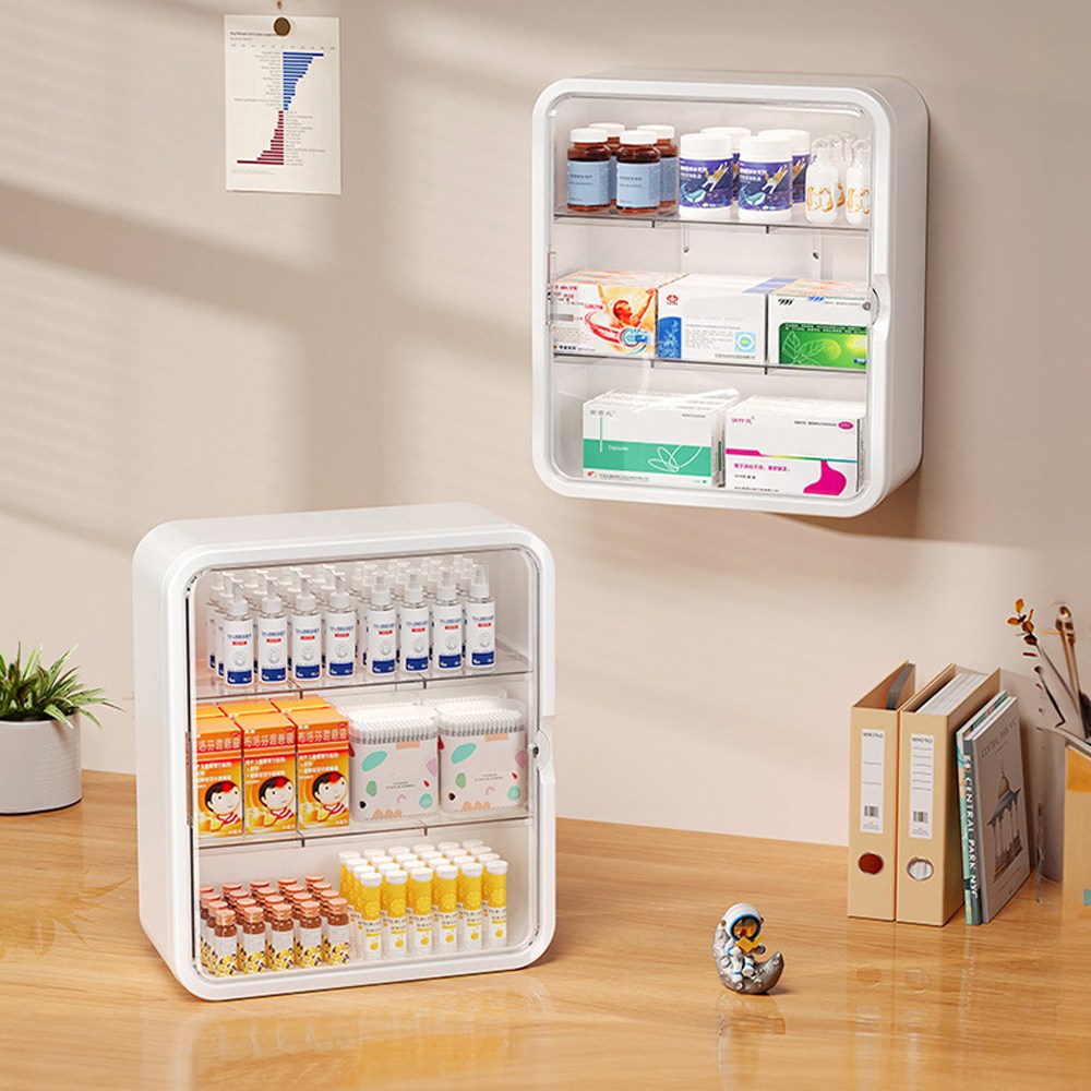 21세기트랜드 비기닝 무타공 벽부착 3단 비상약 정리함, 1개 19,800원