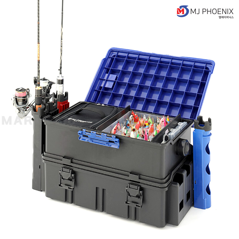 엠제이피닉스 멀티박스(L) / 태클박스 로드거치대 에기케이스, 1개 64,130원
