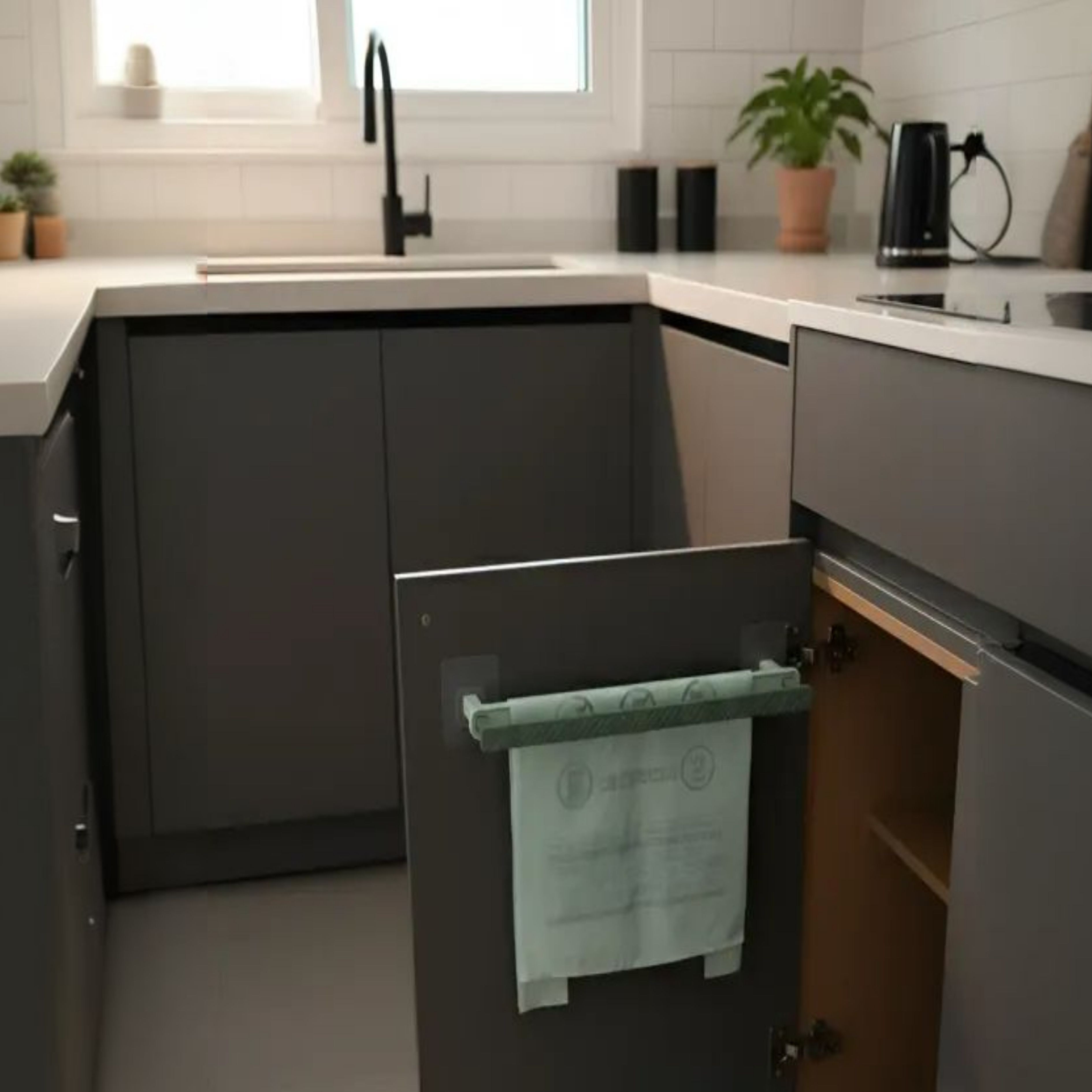 베리본 쓰레기 종량제 봉투 정리 거치대, 그린, 1개 9,700원