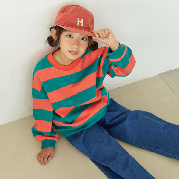 바브키즈 아동용 단가라 덴깡 맨투맨 24,900원