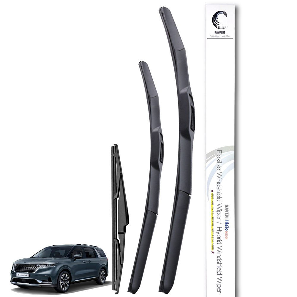 레이븐 올뉴 더뉴 카니발 4세대카니발 KA4 하이리무진 와이퍼 운전석+조수석 세트 650+450 650+500 하이브리드 타입, 기아 4세대 카니발 (KA4: 20년~현재) 23,750원