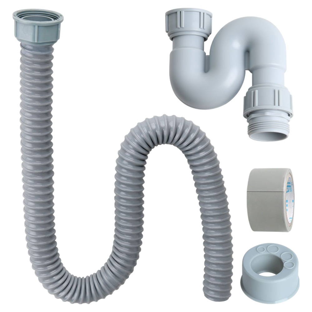 와이넷 국산 싱크대호스 100cm + S트랩 세트 27,040원