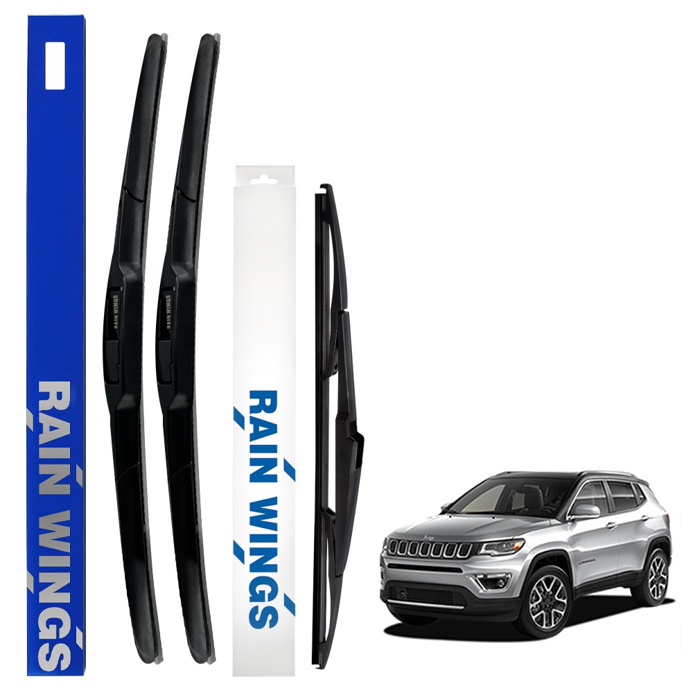 레인윙스 지프 올 뉴 컴패스 19년형~현재 하이브리드 와이퍼 전면+후면 세트 JEEP 2.4 가솔린 4WD 리미티드 론지튜드, 지프 올 뉴 컴패스 19년형~현재 31,400원