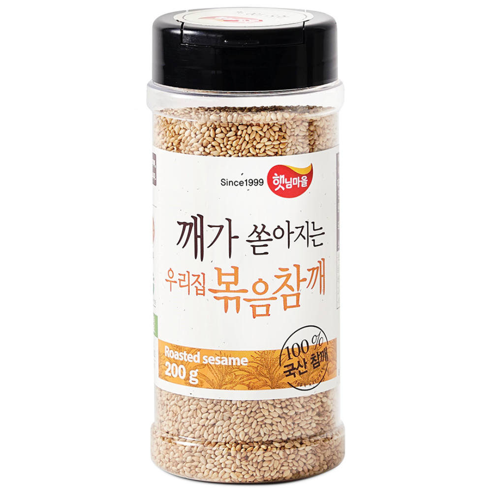 햇님마을 깨가 쏟아지는 우리집 볶음참깨, 200g, 1개 13,990원