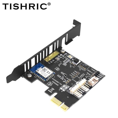 스마트스위치 앱 지원 카드, 구글 버튼 원격 전원 TISHRIC-Tuya 알렉사 1X 와이파이 PCIE 제어 Destop 컴퓨터 홈 리셋 PC 19,850원