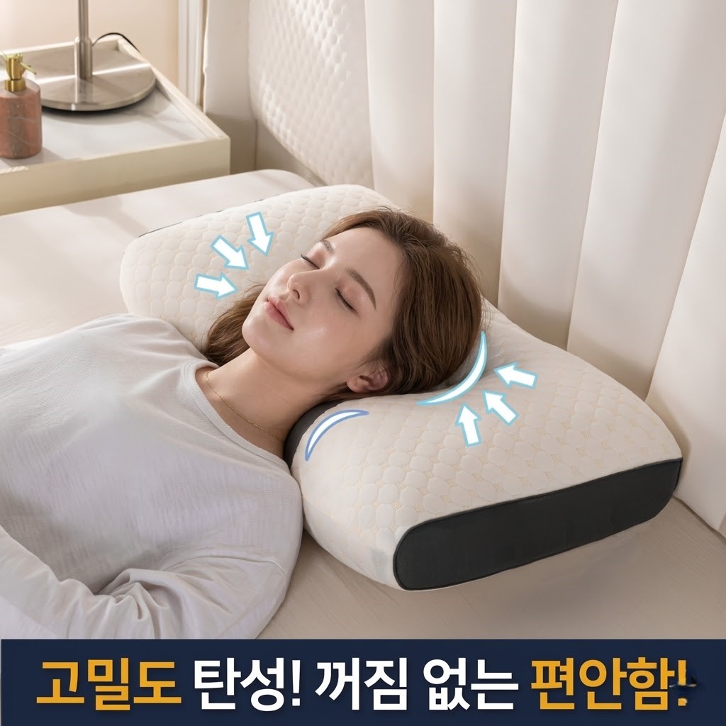 이더커머스 푹신한 수면 경추 베개 9,900원