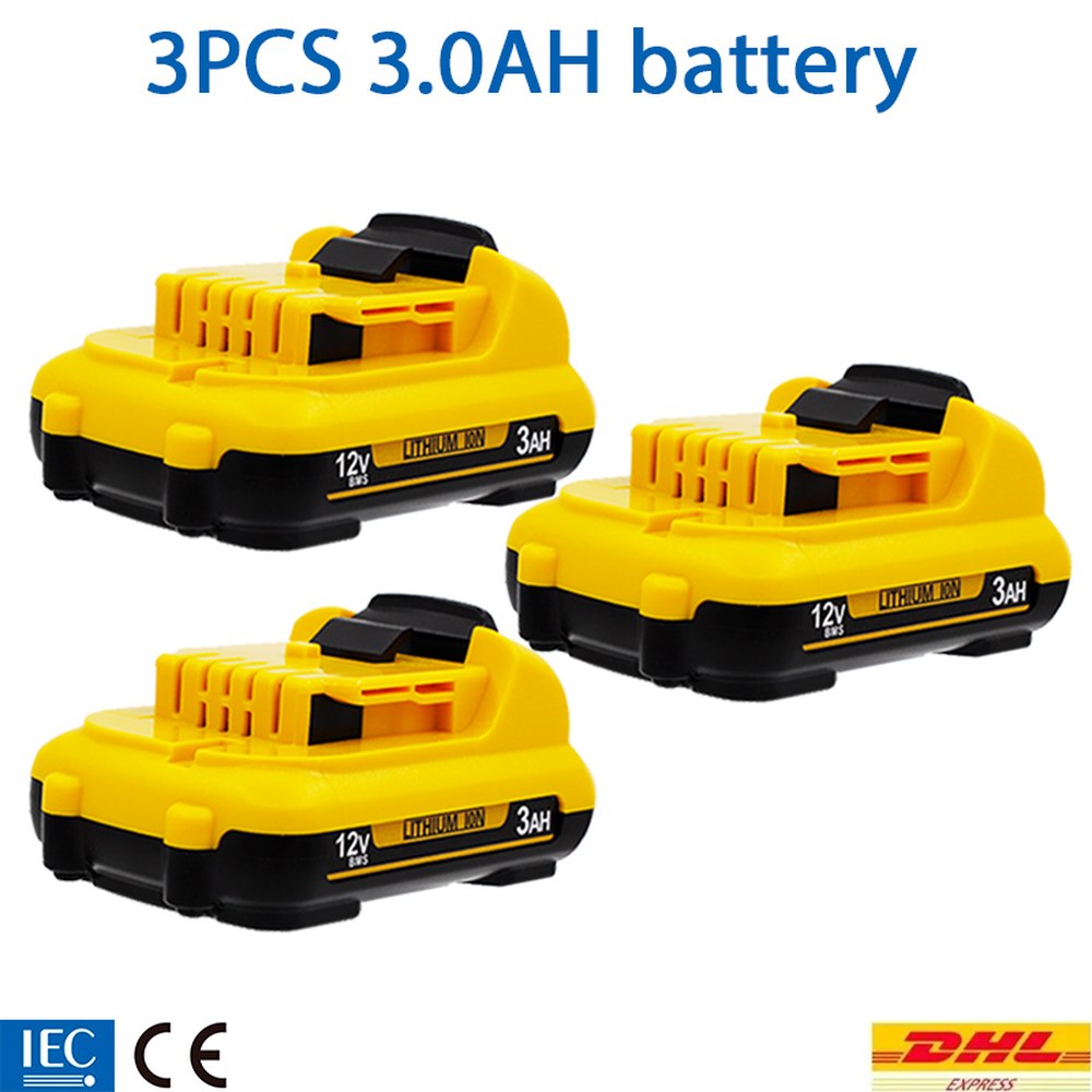 정품 12V 교체용 Dewalt DCB120 리튬이온 배터리 12V 3.0Ah 배터리 DCB120 DCD710 DCB123 전동 공구 배터리 53,500원