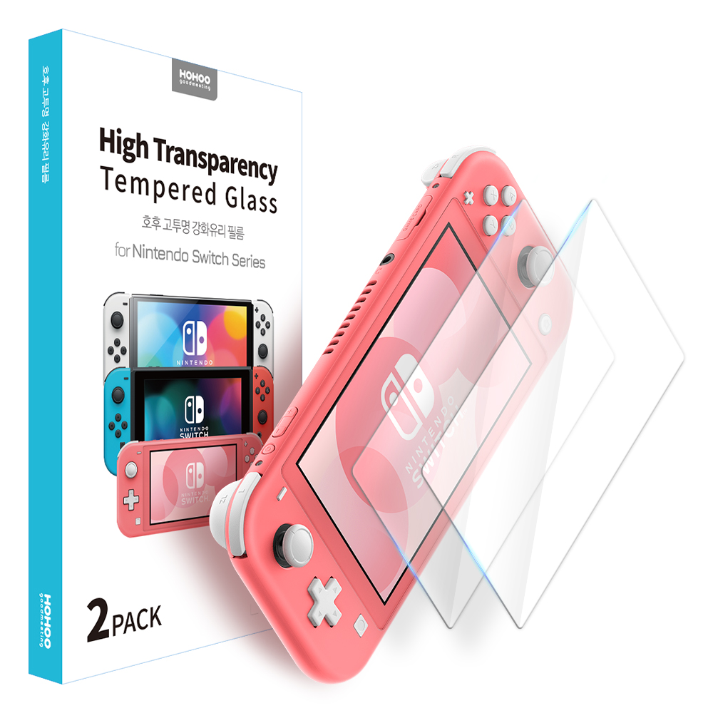 호후 닌텐도 스위치 라이트 풀커버 강화유리 액정보호필름 액세서리 2p 5,630원