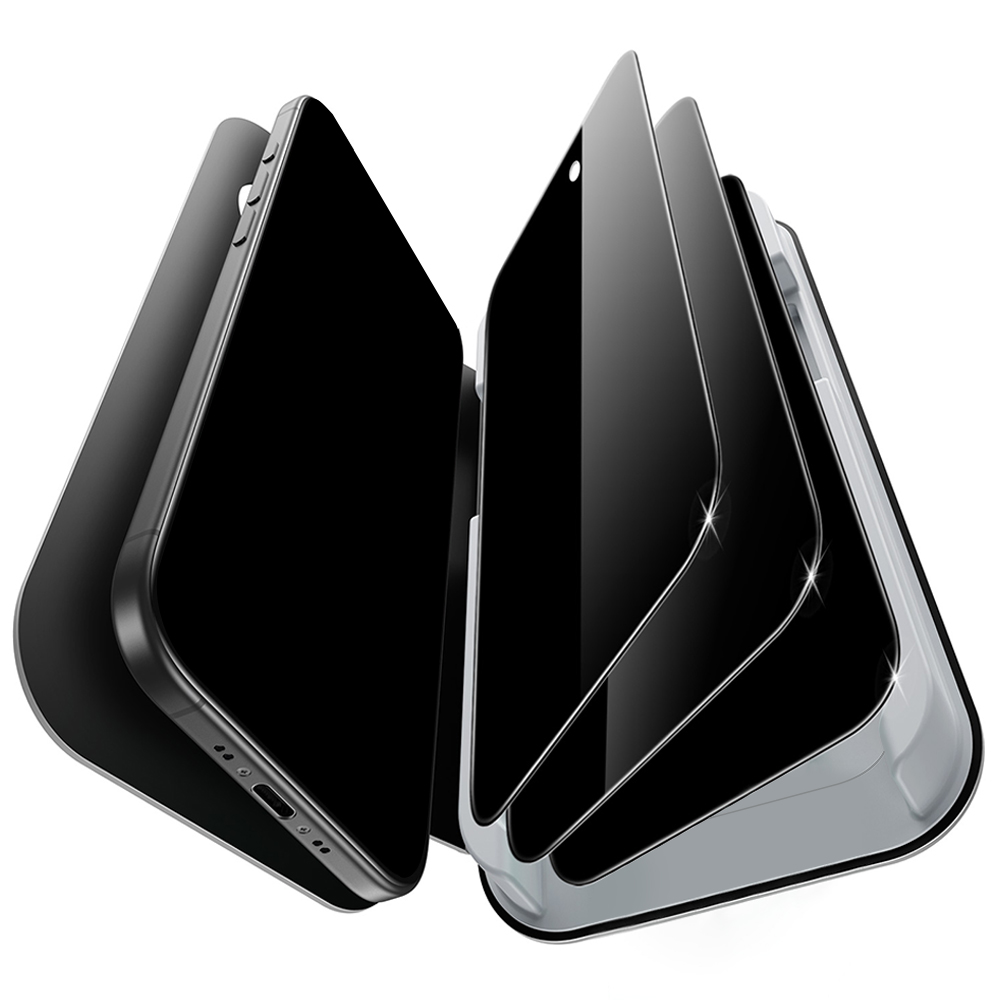 ESR 사생활보호 풀커버 강화유리 프라이버시 휴대폰 액정보호필름, 3세트 23,400원