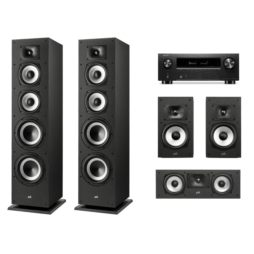 데논 AVR-X2800H + 폴크오디오 XT70 5채널스피커(2030) 2,320,000원