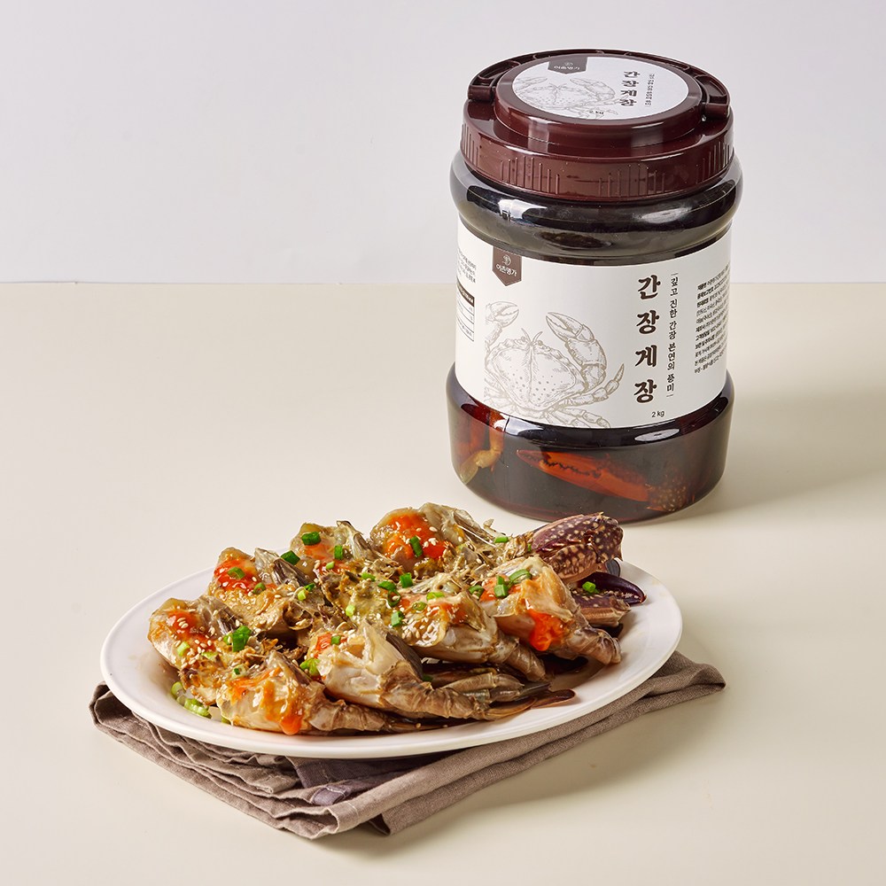 어촌명가 당일제조 신선 국내산 연평도 암꽃게 간장게장, 2개, 2kg 47,900원