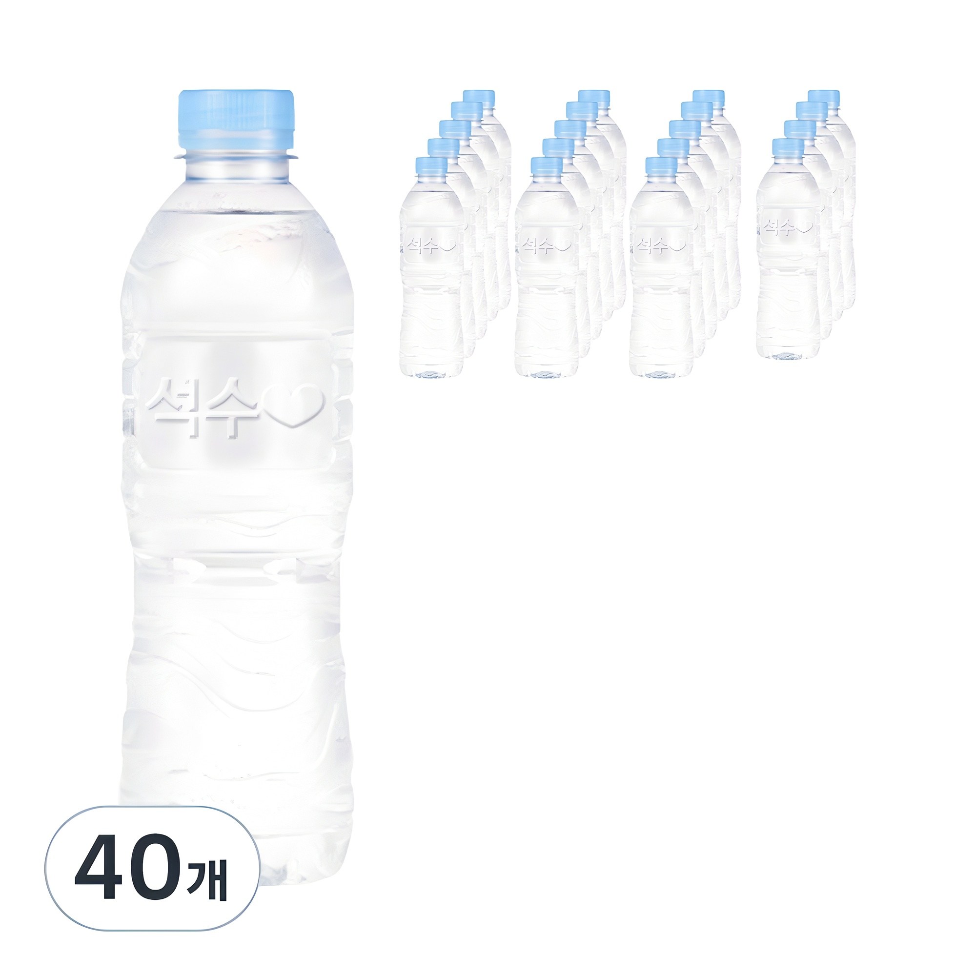석수 무라벨, 500ml, 40개, 현재가 3,350원