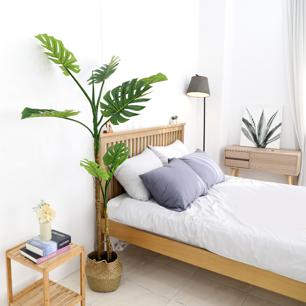 조화나무 화분 인테리어 열대 인조나무 내츄럴라인 몬스테라, 1개 54,500원