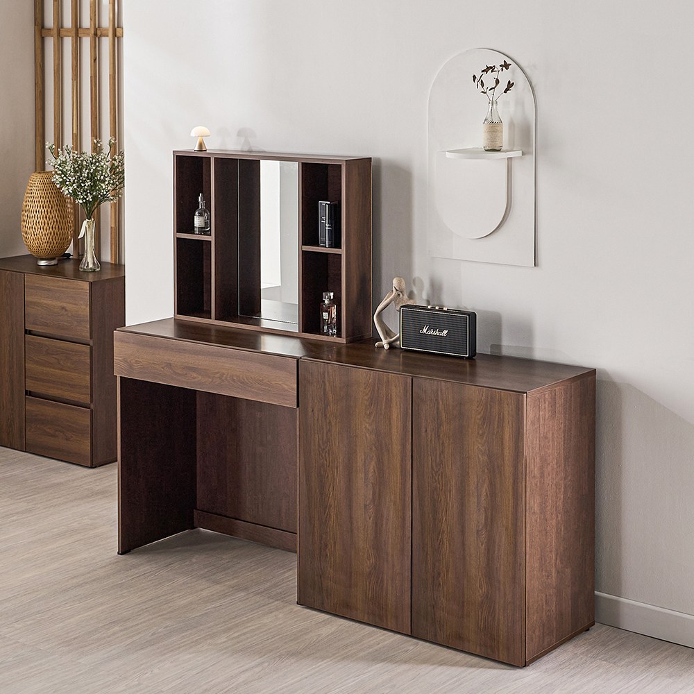 리드로퍼니처 화장대 2도어 800 수납장 세트 2colors 182,000원