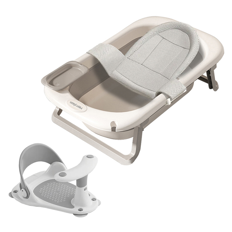 메리본 접이식 아기욕조 + 목욕그물 + 아기 목욕의자 131,250원