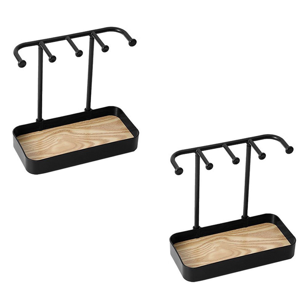 코히모 악세사리 걸이 트레이 2p 세트 4W393, 1세트, 블랙 13,500원