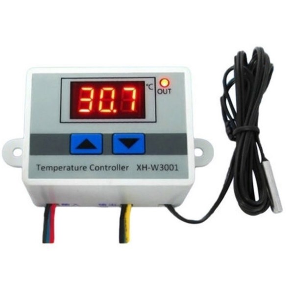 XH-W3001 DC 12V 스마트 온도 컨트롤러 - 자동 냉방 난방 조절, NTC 센서(1m) 포함 17,250원