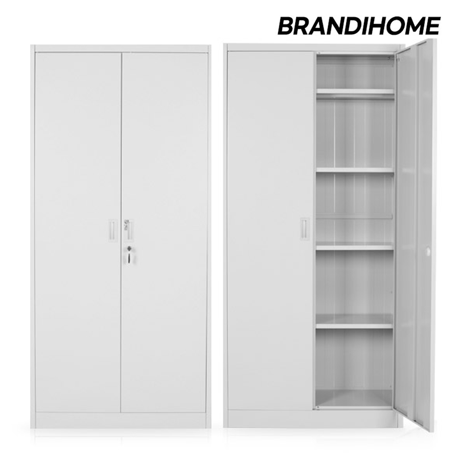 브랜디홈 철제 캐비넷 수납장 소형 중형 대형 개인 사물함 서류함 옷장 락커 사무실 파우치 구성 129,000원
