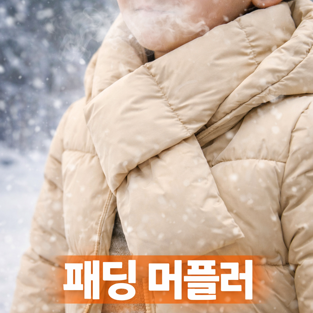 패딩 머플러 목도리 겨울 방한 넥워머 남녀공용 11,900원