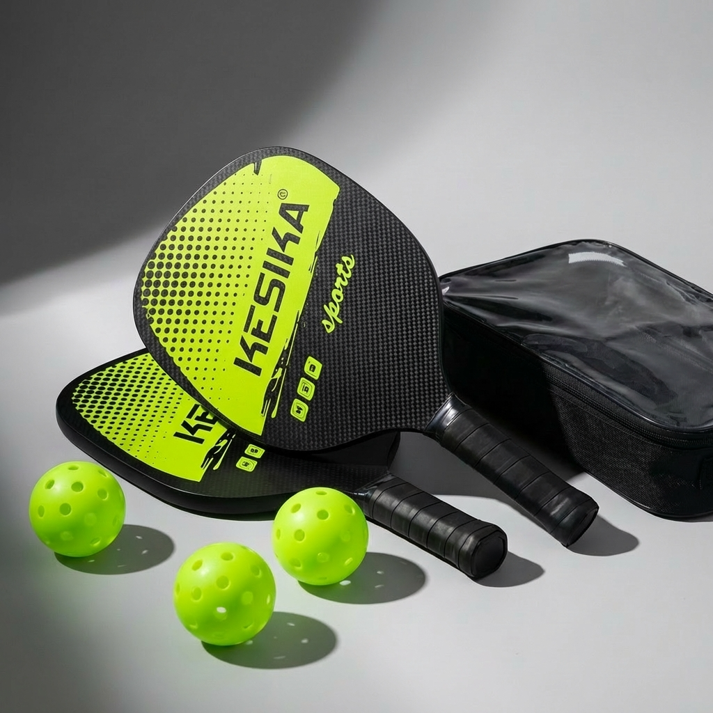 피클볼라켓 세트 초보자 입문용 피클볼 보관가방포함, 그린, 1세트 20,380원
