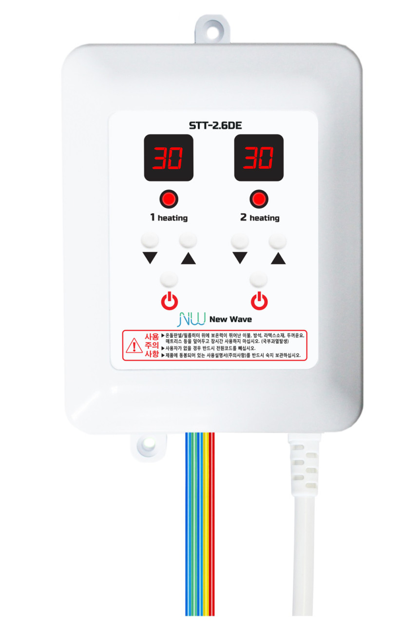 써브텍 STT-2.6DE 온돌판넬 온도조절기 2난방 2.6kw NW NEW WAVE 25,650원