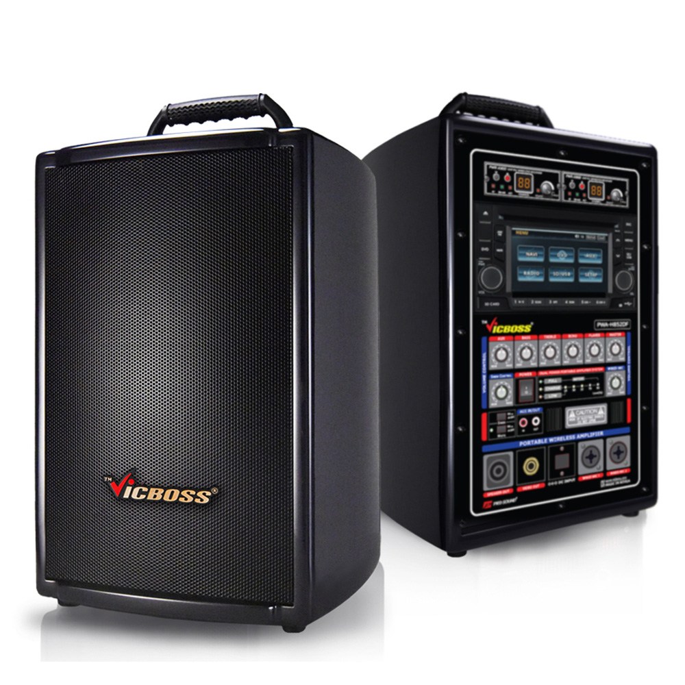 PWA-H852DF 충전이동식앰프 CD DVD USB 터치모니터 블루투스 스피커 2채널 무선마이크 1,512,000원