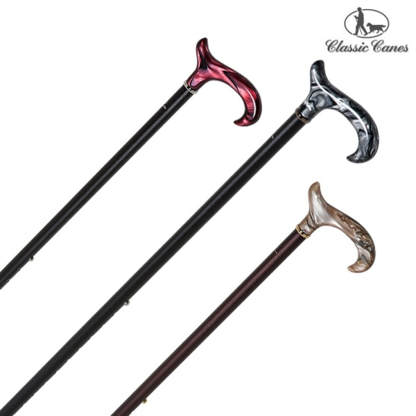 클래식케인 마블 길이조절 알루미늄 여성용지팡이, 브라운마블, 1개 157,450원