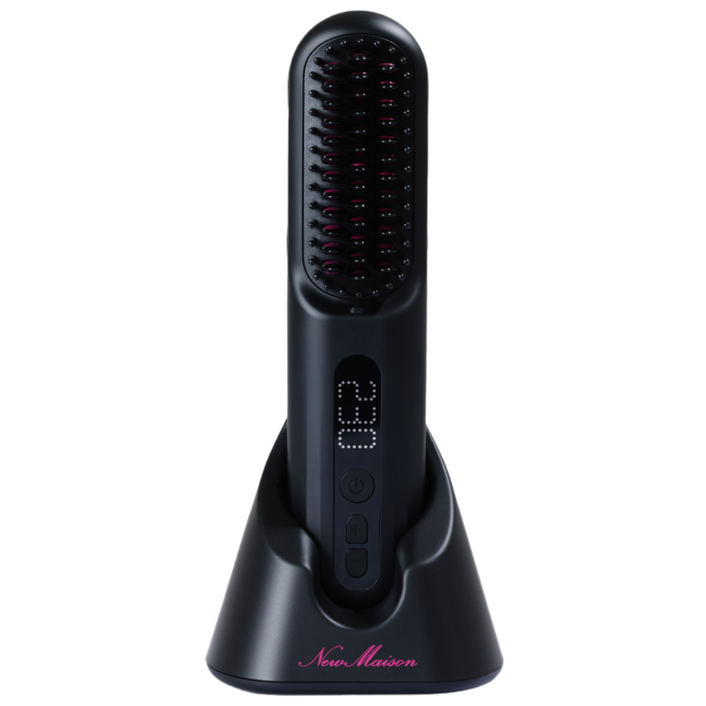 뉴메이슨 청담187 무선 브러쉬 스타일러 + 브러쉬 툴, 단품, 블랙 129,000원