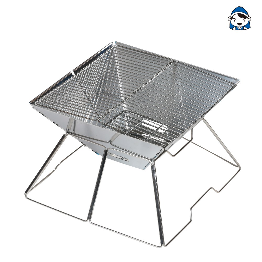 갑도리 석도리 접이식 사각 화로대 + 가방 세트 바베큐그릴, 1개 16,900원