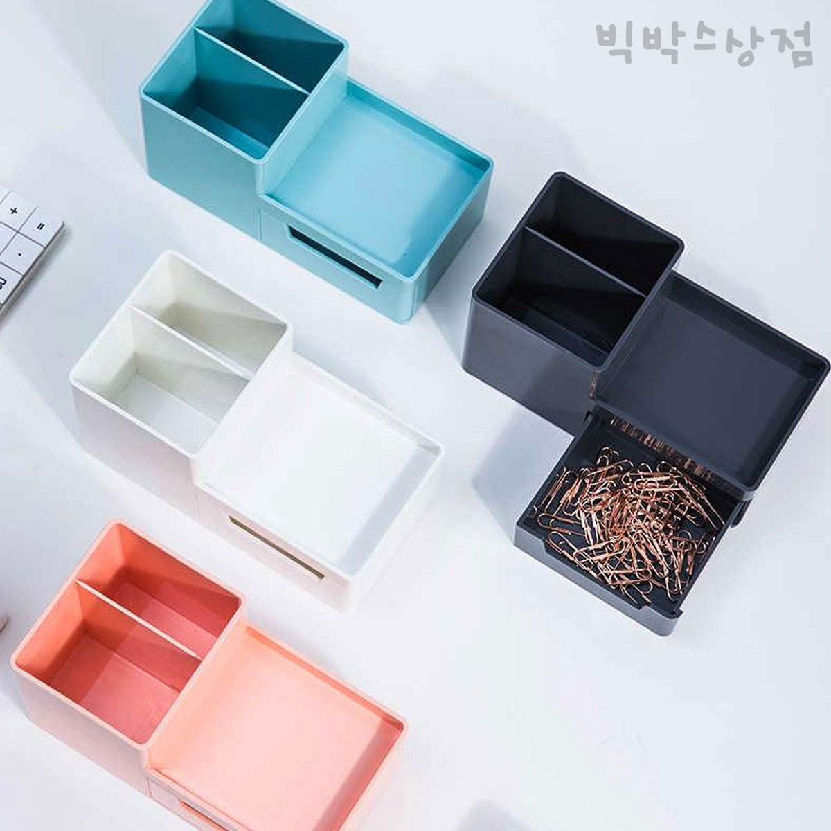 DELI 델리 누사인 멀티 데스크 오거나이저 1p 8907 멀티수납함 데스크정리 책상위 정리함 연필꽂이 개인 소지품 7,200원